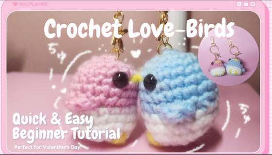 Love Bird Digital PDF Crochet Pattern